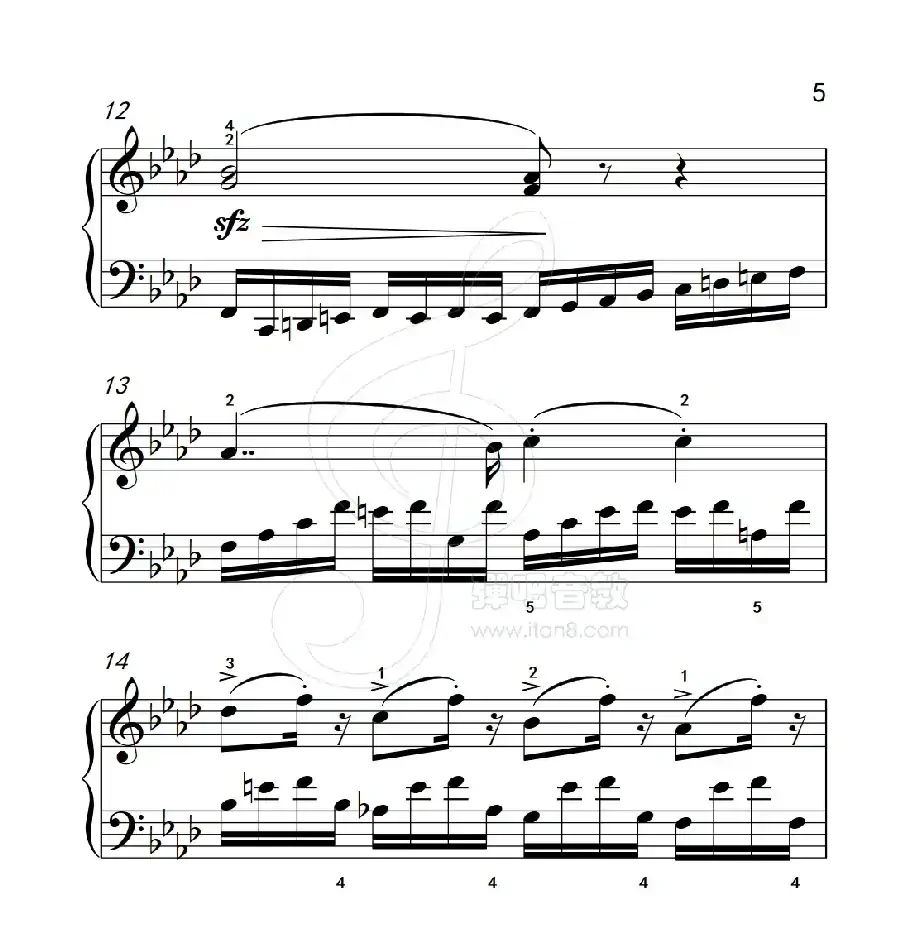 练习曲 8（克拉莫钢琴练习曲60首）