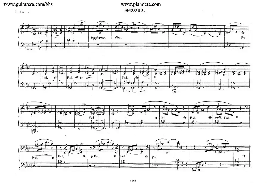 Piano Concerto No.2 in f Minor Op.21（f小调第二钢琴协奏曲·四手联弹版）