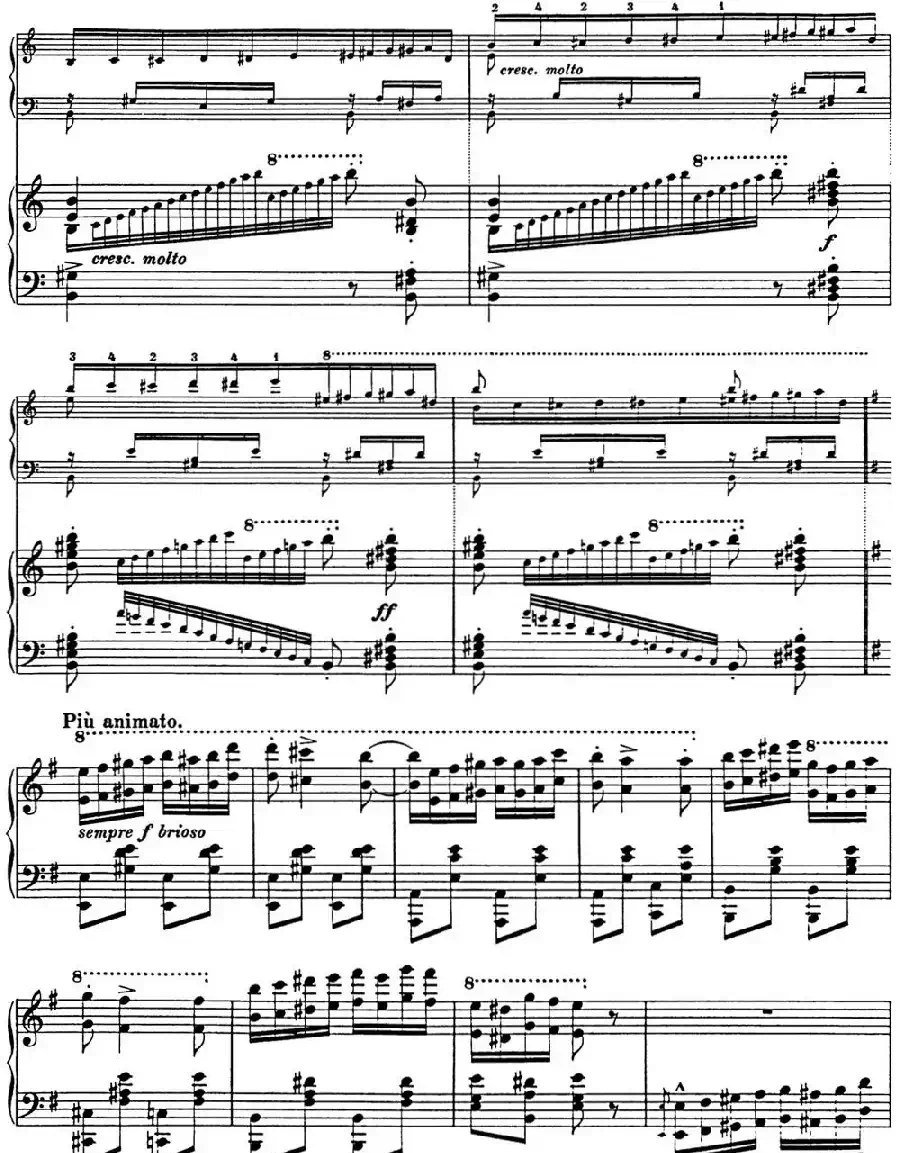 李斯特 匈牙利狂想曲 Hungarian Rhapsodies S.244 No.10