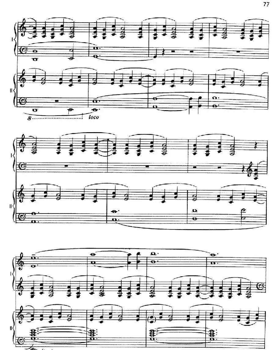 The Planets Op.32（双钢琴）（行星·第五乐章 土星—老年使者）