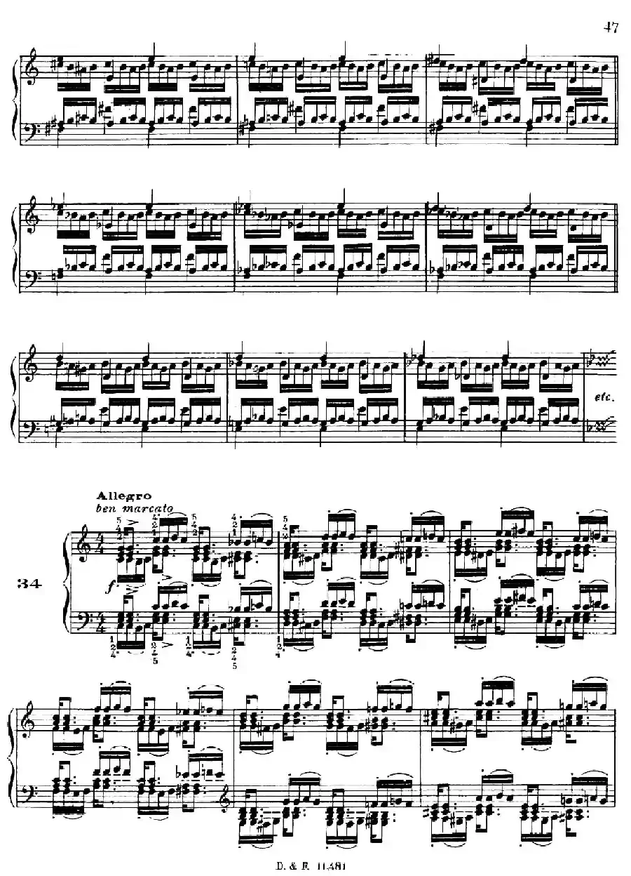 51 Exercises, WoO 6(51首钢琴练习 31—37)