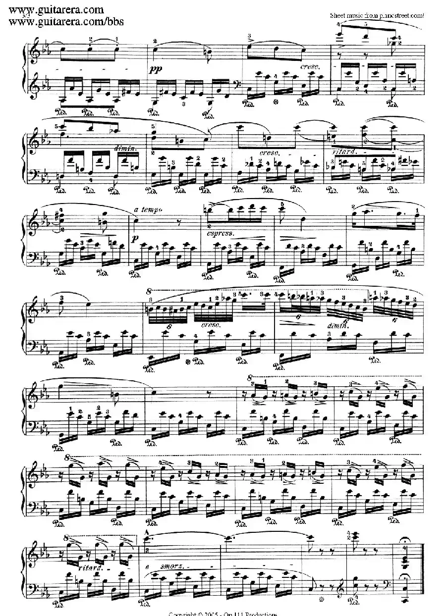 Nocturne No.2 in c Minor（c小调第二号夜曲）