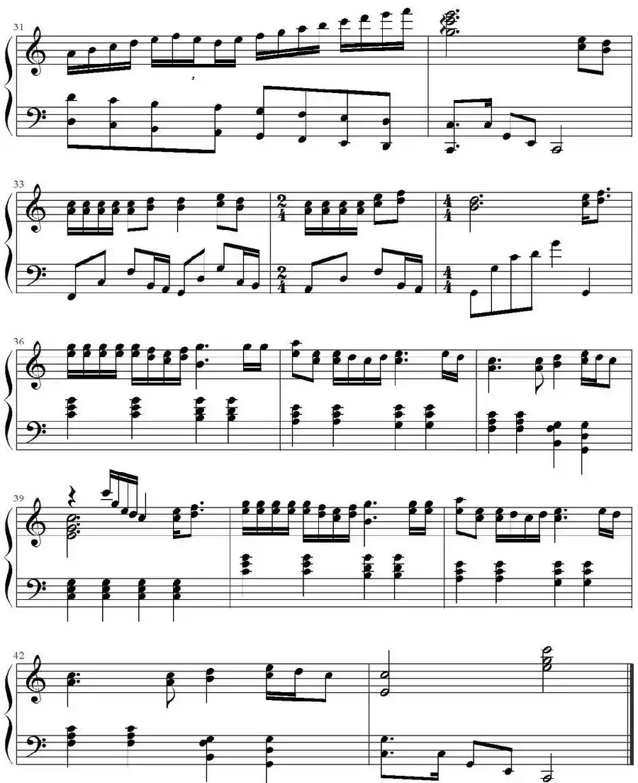 真的爱你（zhouhaoran制谱版）