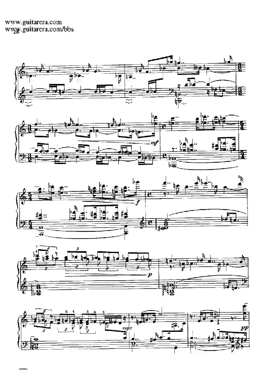 Piano Sonata Op.26（钢琴奏鸣曲·第一乐章）