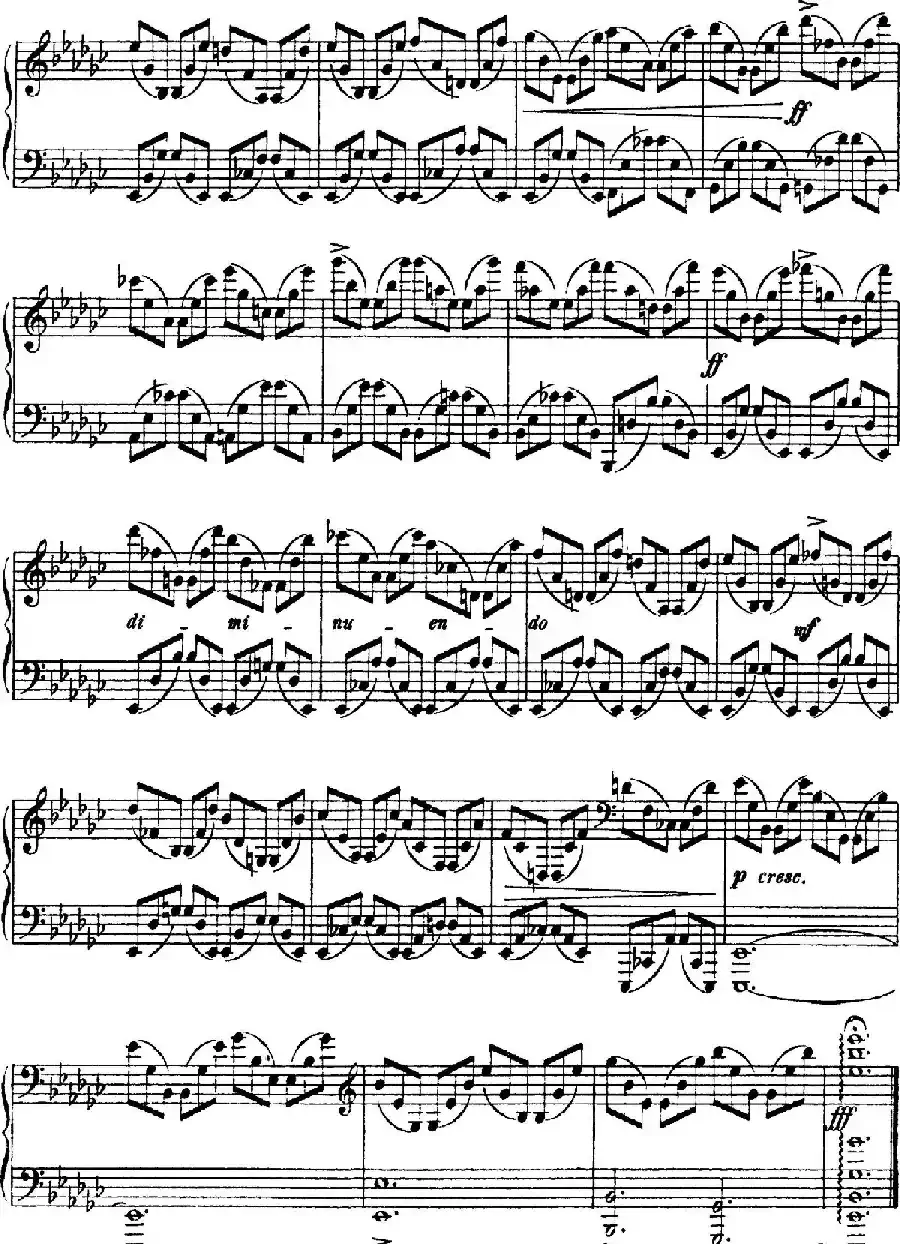 Quatre Etudes Op.41 Op.2（4首练习曲·3）