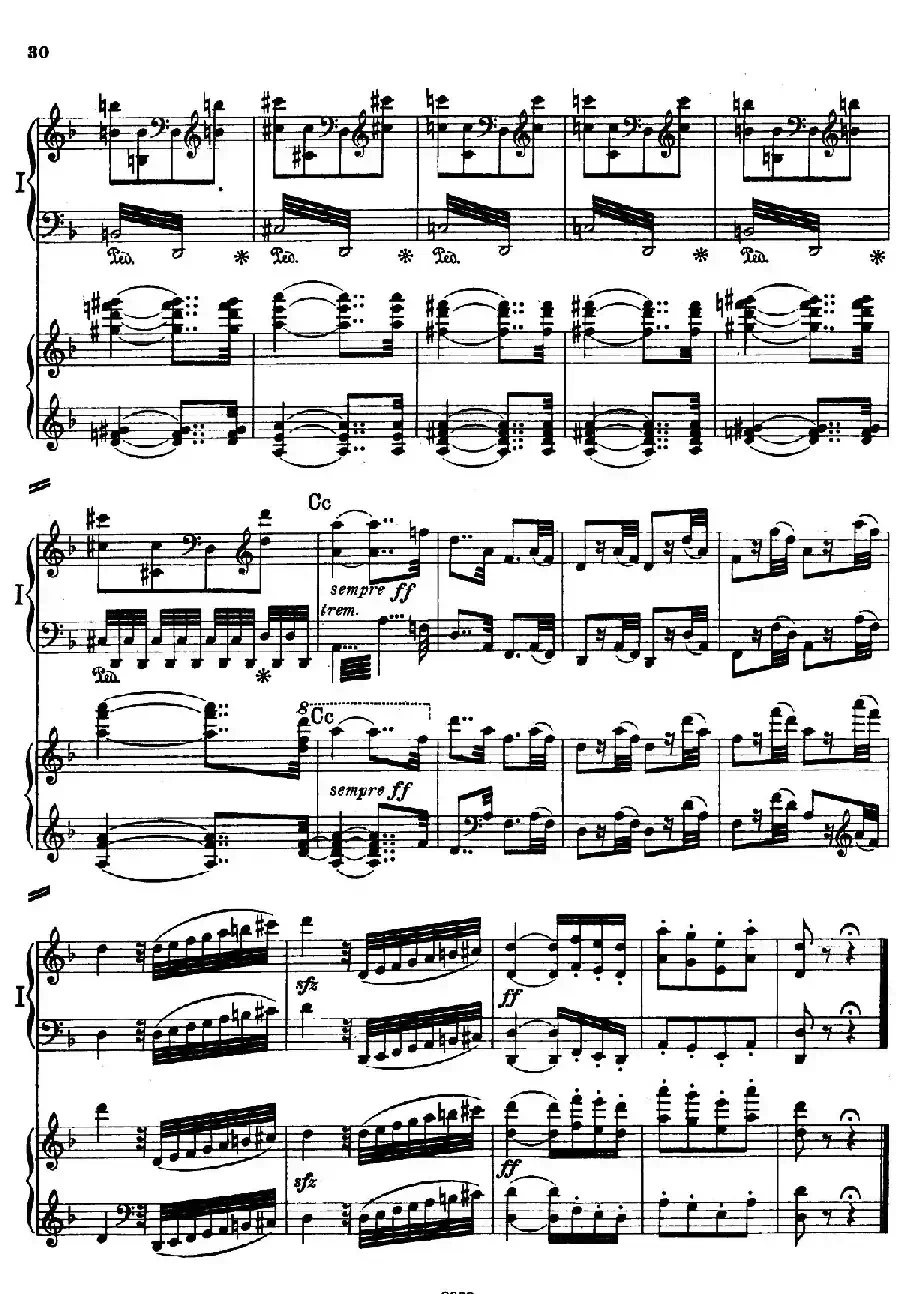 d小调第九交响曲 Op.125（双钢琴P23——32）