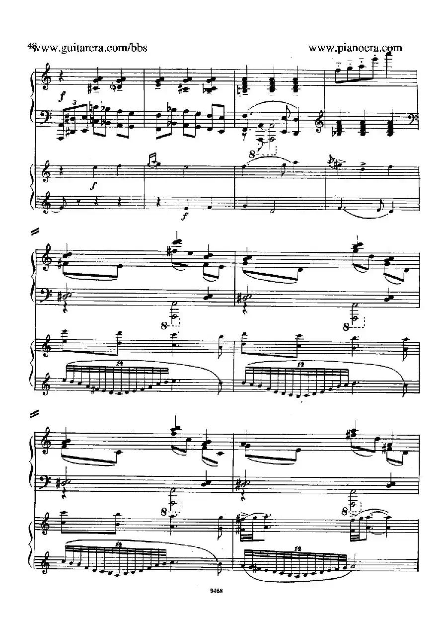 Piano Concerto in D-flat Major Op.37（降D大调钢琴协奏曲·Ⅱ·双钢琴）
