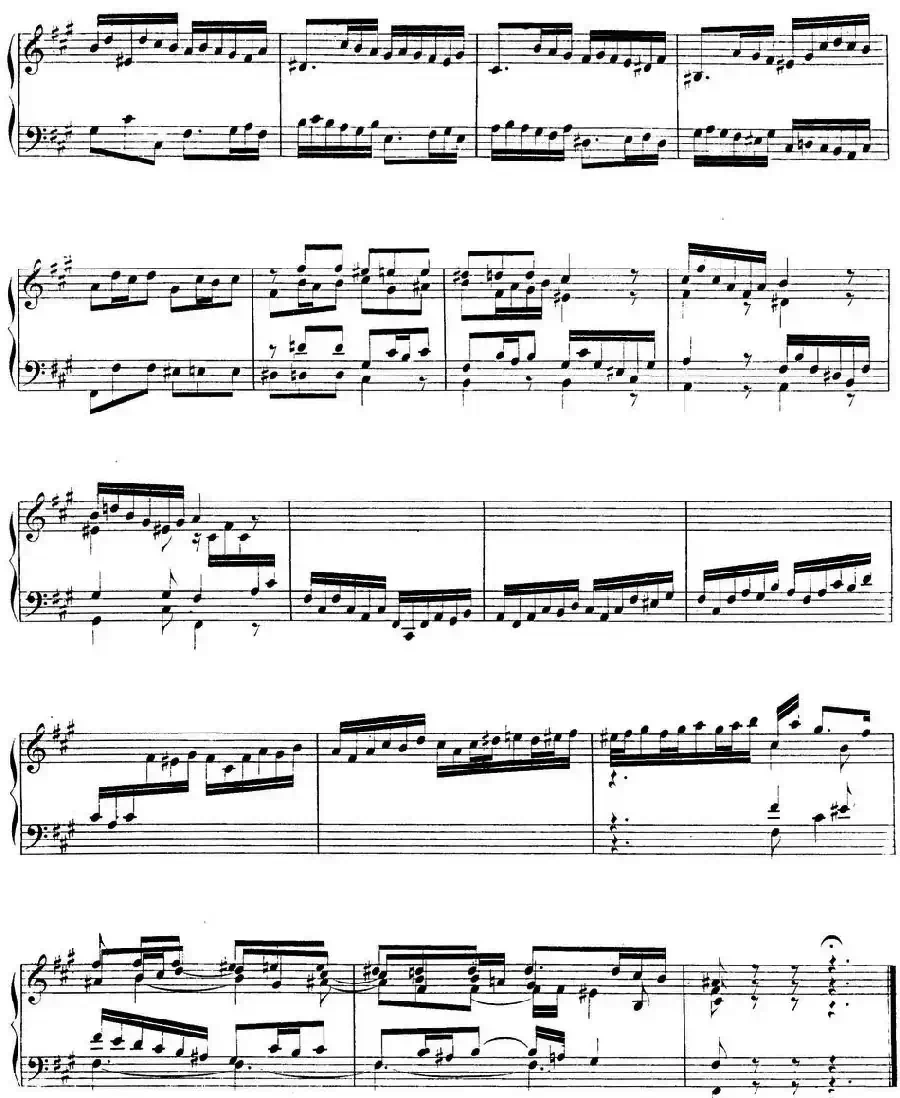 Toccata BWV 910（7首托卡塔·No.1 #F小调）