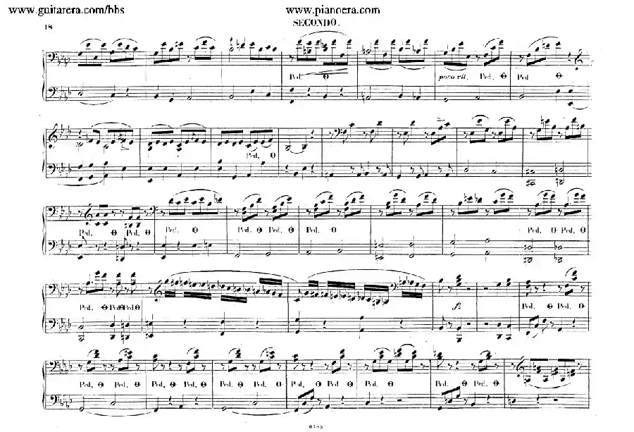 Piano Concerto No.2 in f Minor Op.21（f小调第二钢琴协奏曲·四手联弹版）