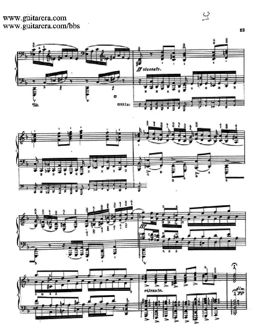 d小调托卡塔与赋格（BWV 565·陶西格改编钢琴独奏版）