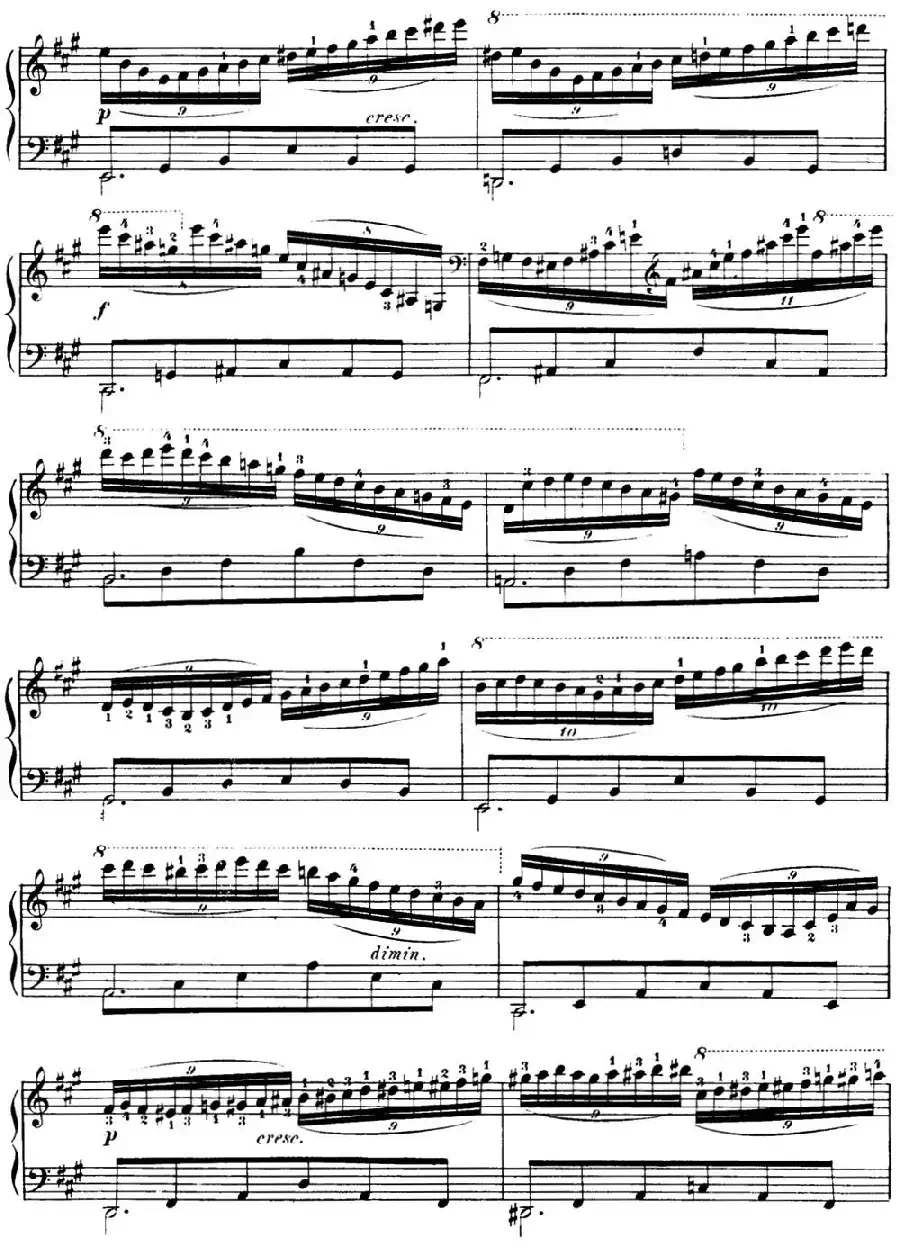 40首车尔尼Op.299钢琴快速练习曲（NO.26）