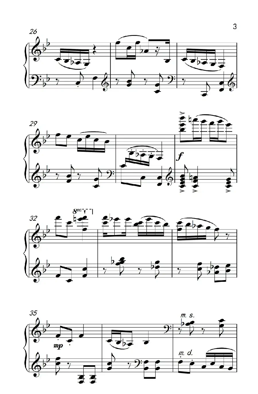 第八级1.夫妻识字（中央音乐学院 钢琴（业余）考级教程 7-9级）