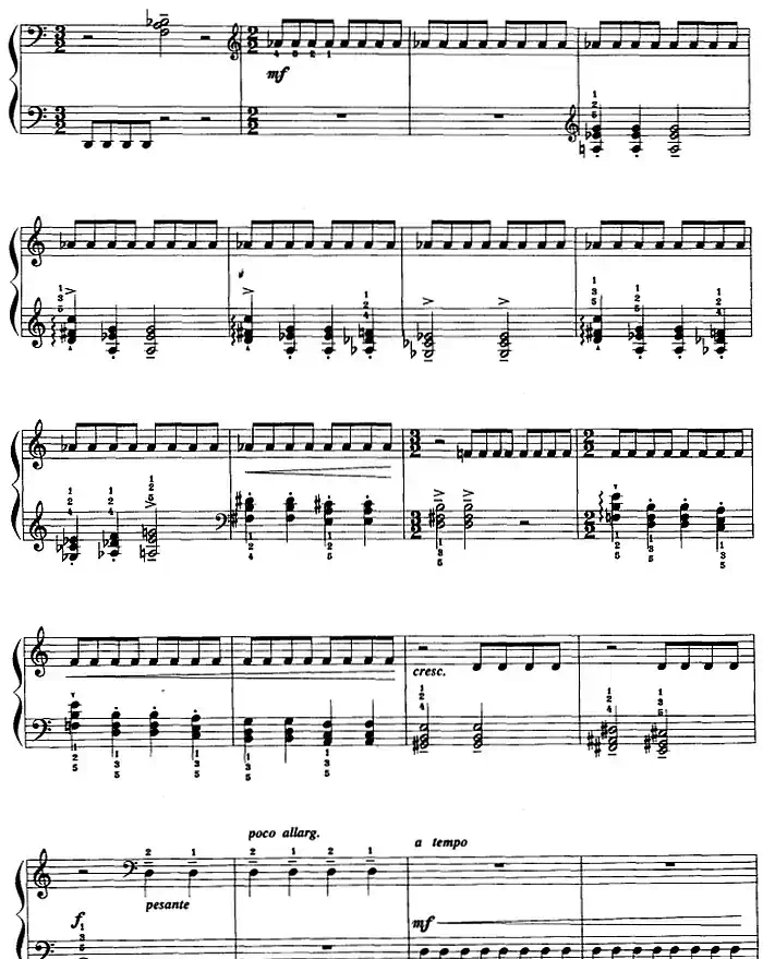 现代钢琴曲：19、熊之舞