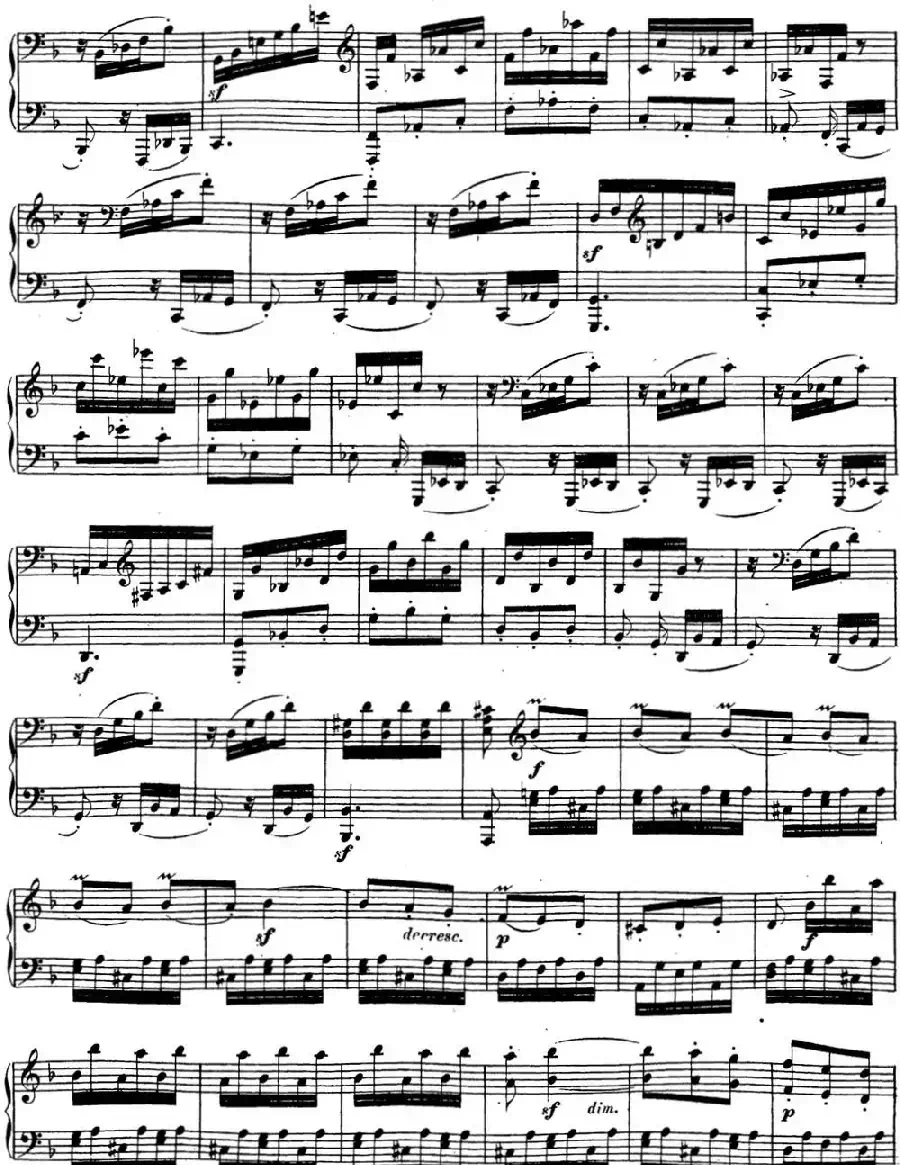 贝多芬钢琴奏鸣曲17 暴风雨 d小调 Op.31 No.2 D minor