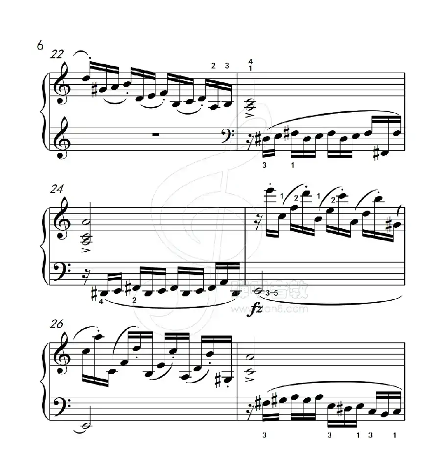 练习曲 5(克拉莫钢琴练习曲60首)