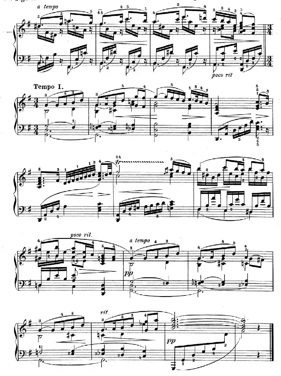 Six Pieces Op.32（6首小品·2. 旋律）