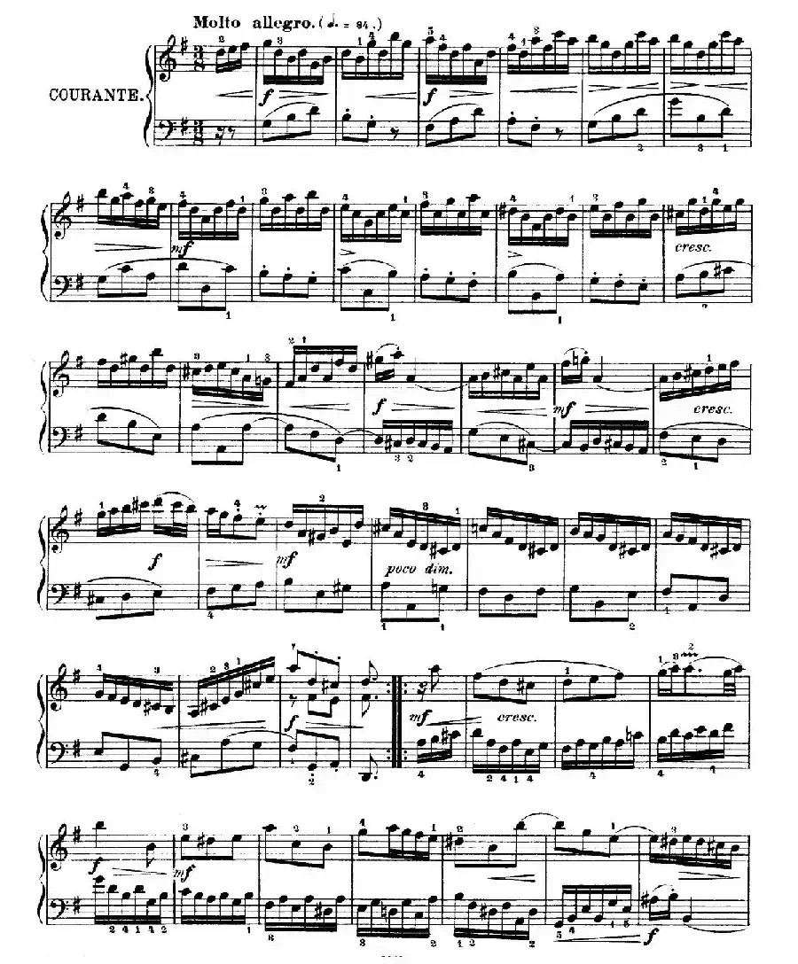 Six Partitas BWV 825-830（6首帕蒂塔·5）