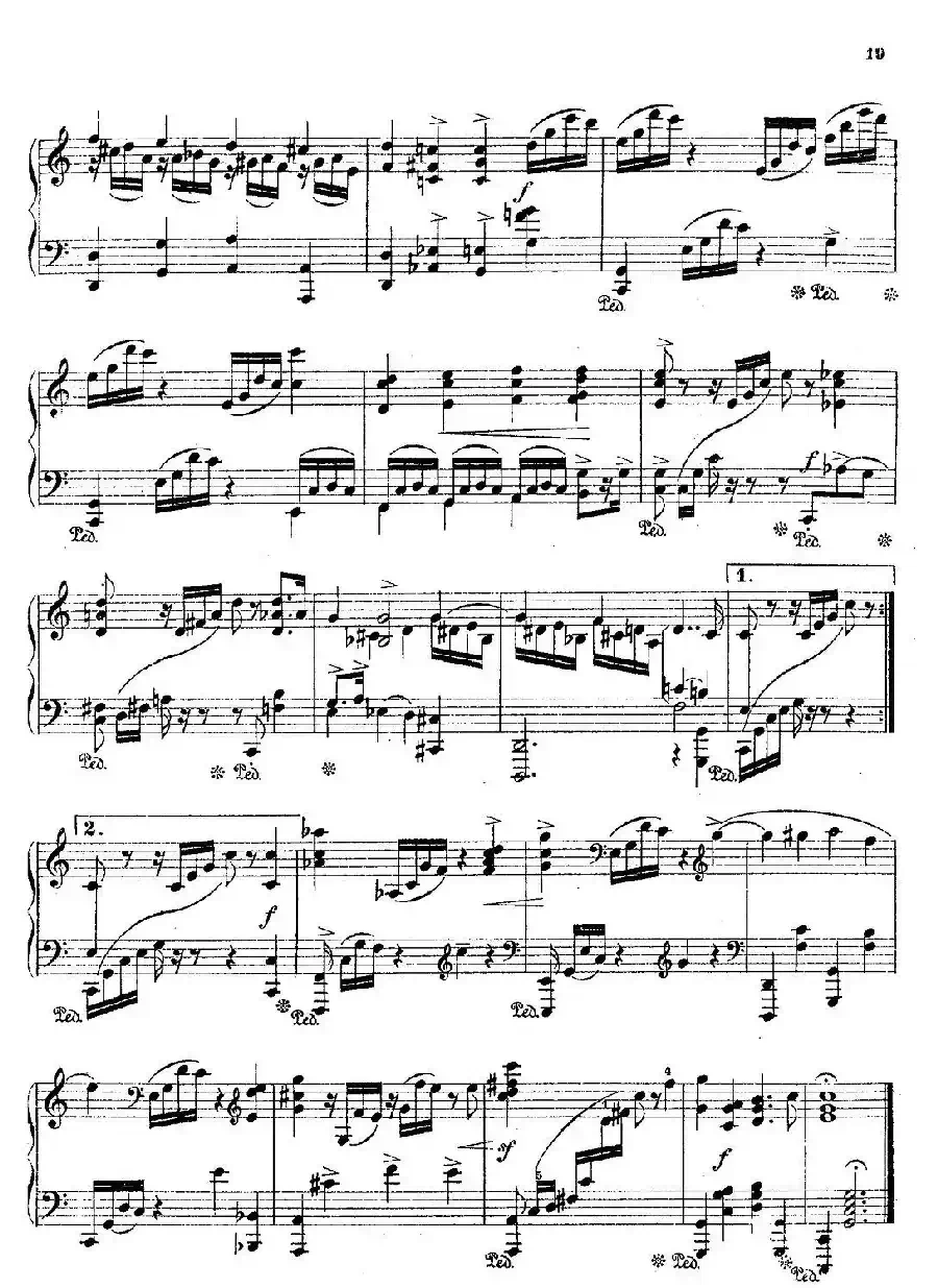 36 Etudes Rhythmiques et Melodiques Op.105（36首节奏与旋律练习曲 31—36）