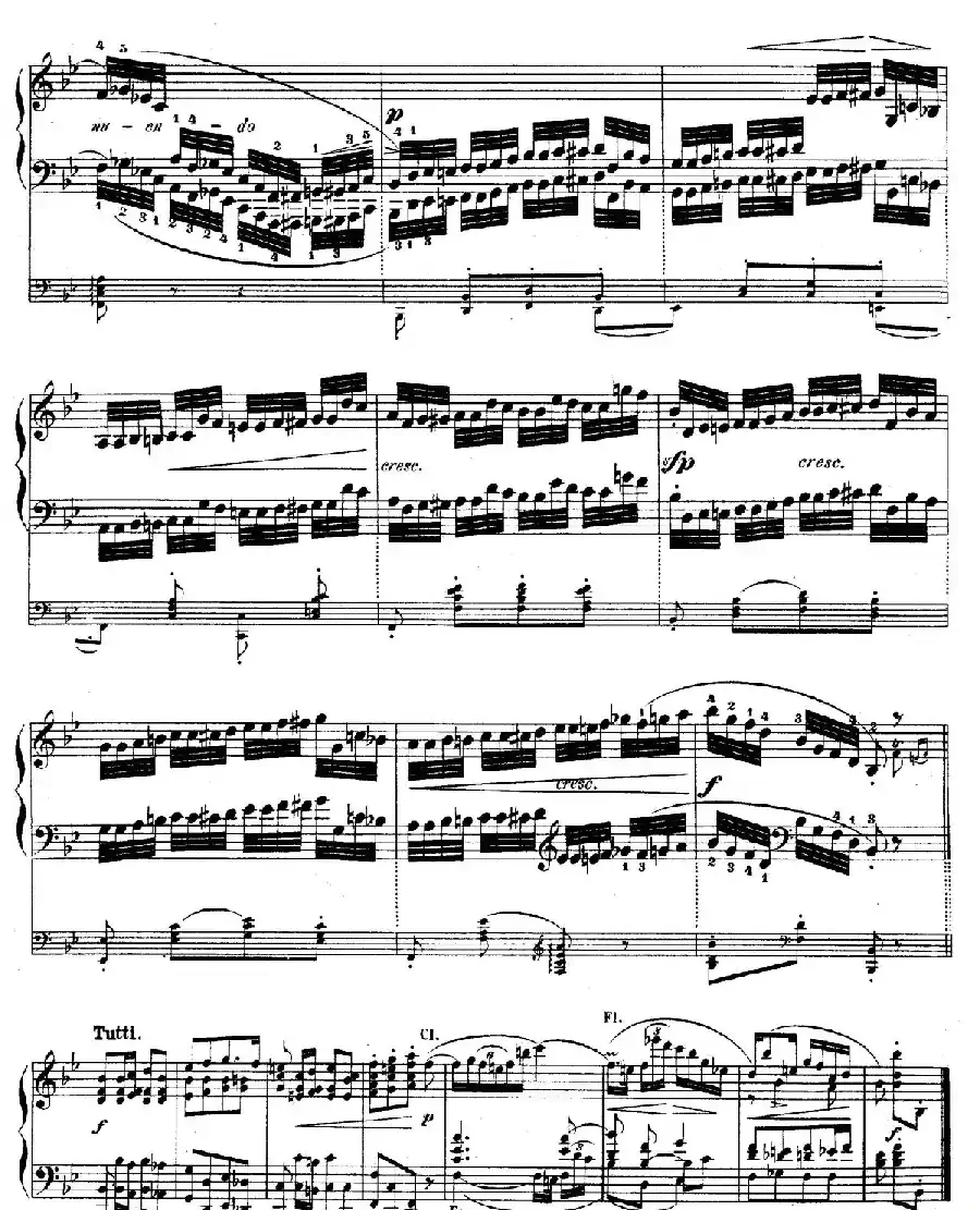 降B大调莫扎特主题变奏曲 Op.2（为钢琴与乐队而作）