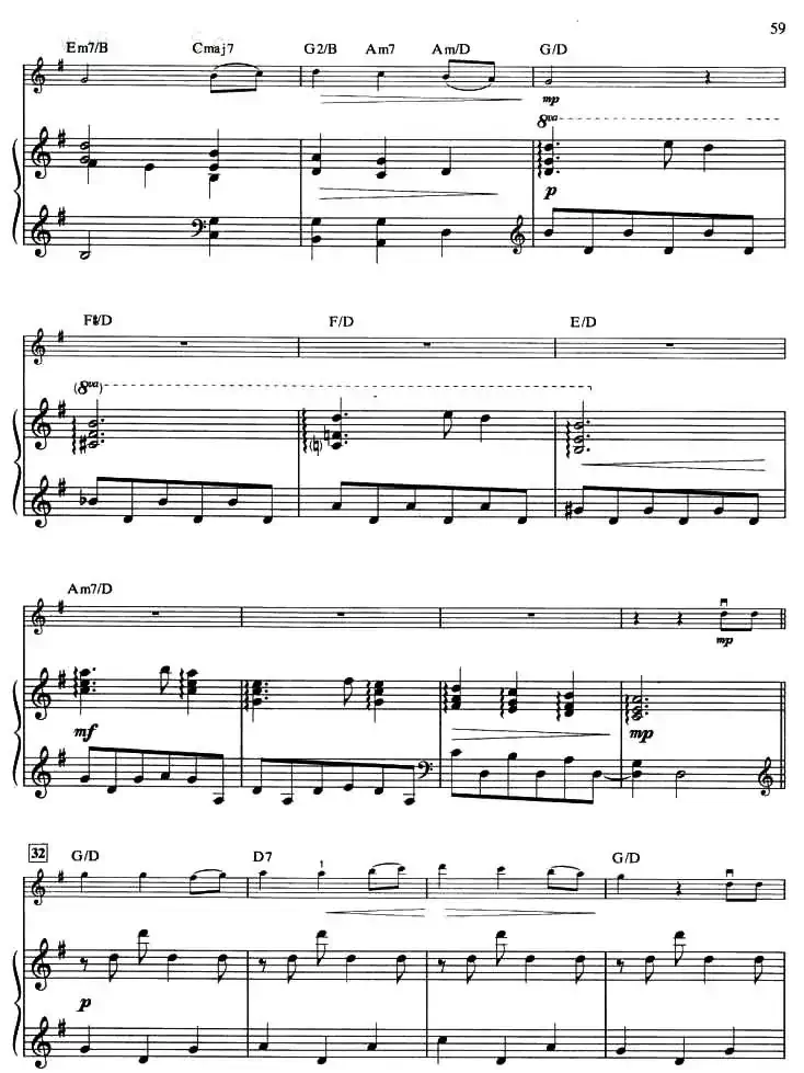 INFANT HOLY, INFANT LOWLY（钢琴伴奏谱）