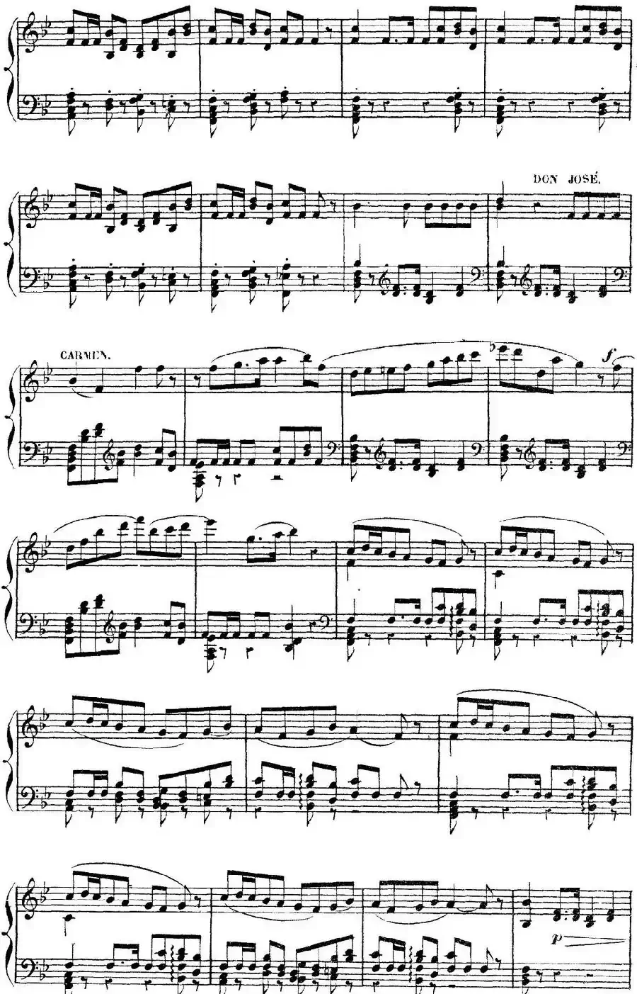 Carmen for Solo Piano（卡门全剧钢琴独奏版）（No.16）