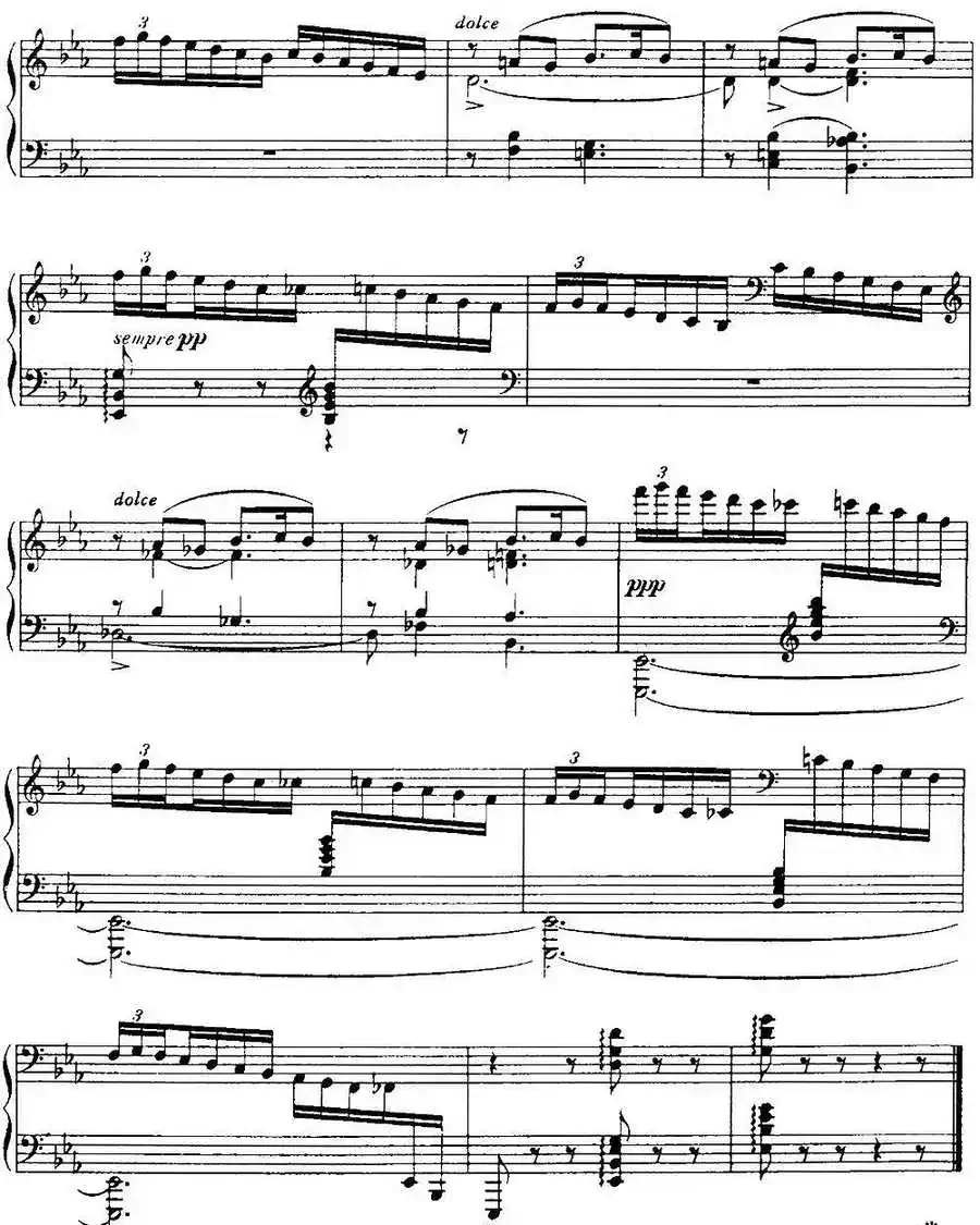 福雷13首船歌：Barcarolle No·6 in E-flat, Op·70