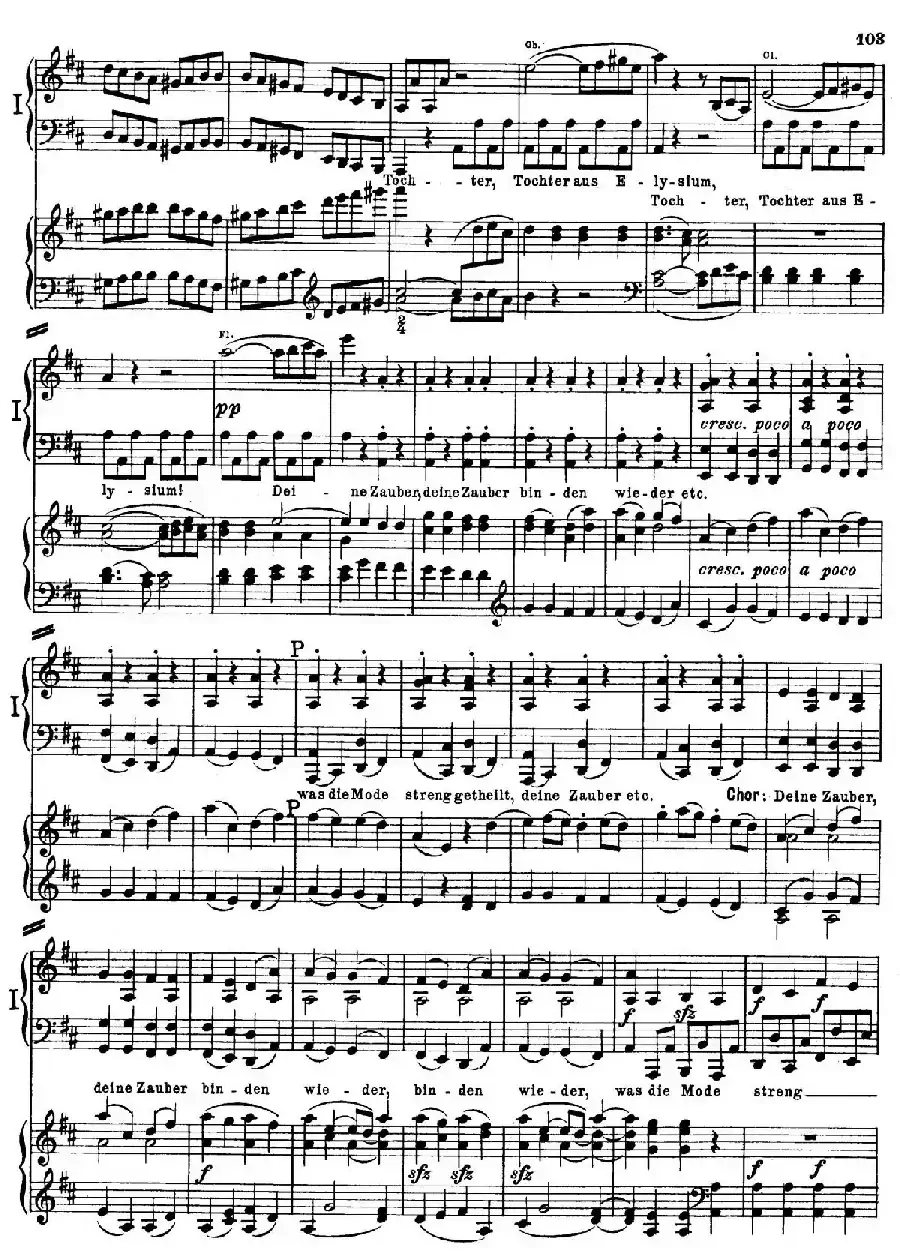 d小调第九交响曲 Op.125（双钢琴P103——109）