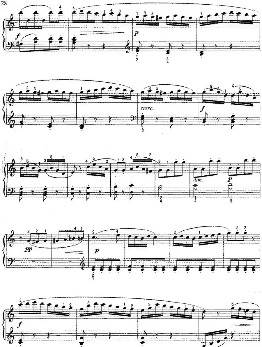 不可不弹的世界钢琴名曲：小奏鸣曲Op.36-3