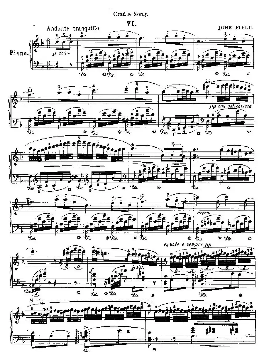 Nocturne No.6 in F Major（F大调第六号夜曲）