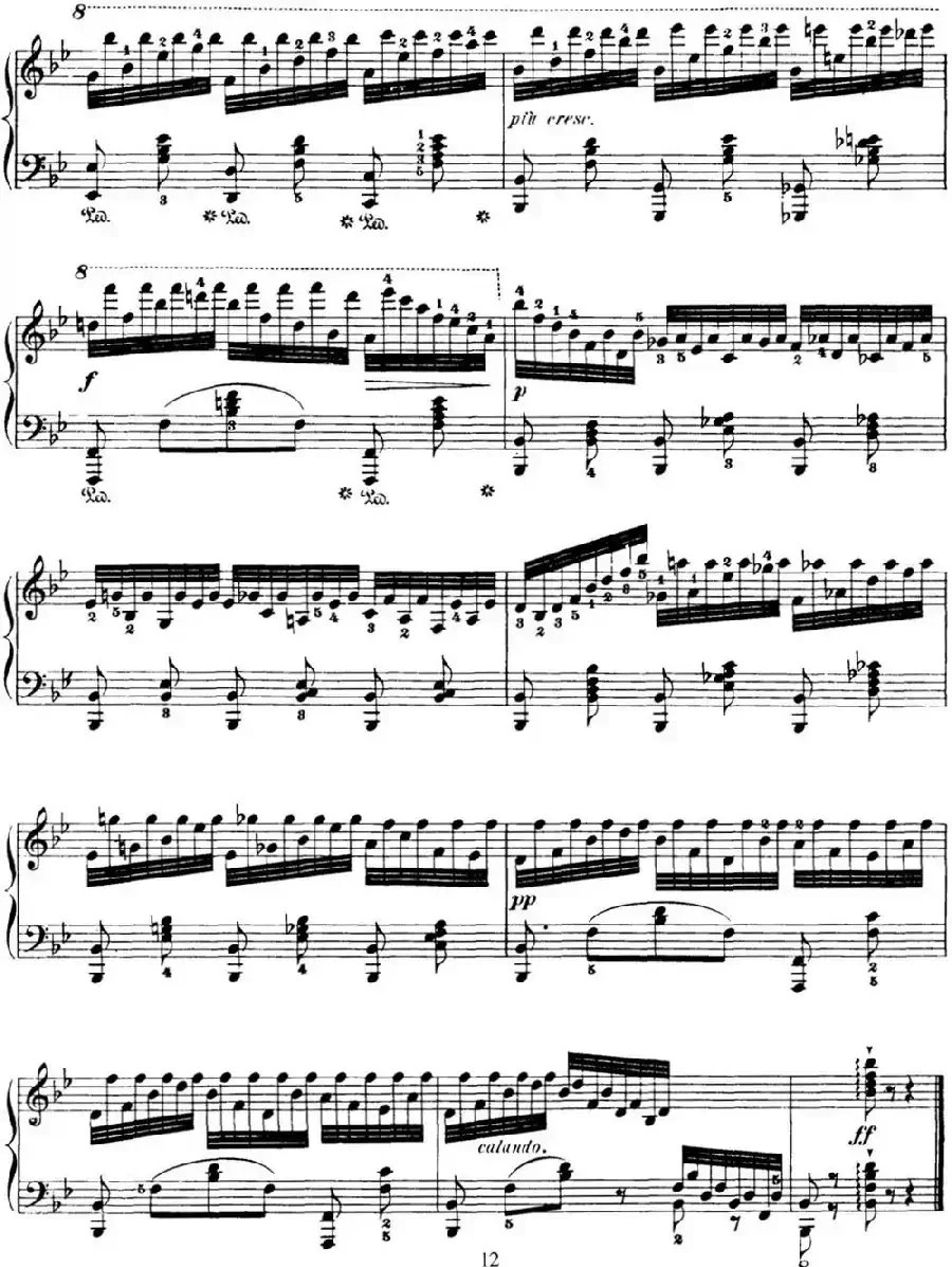 50首车尔尼Op.740钢琴手指灵巧技术练习曲(NO.19)