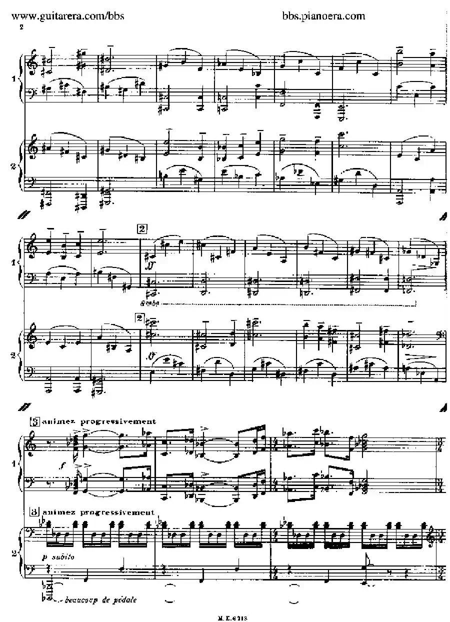 Sonata for Two Pianos（双钢琴奏鸣曲）