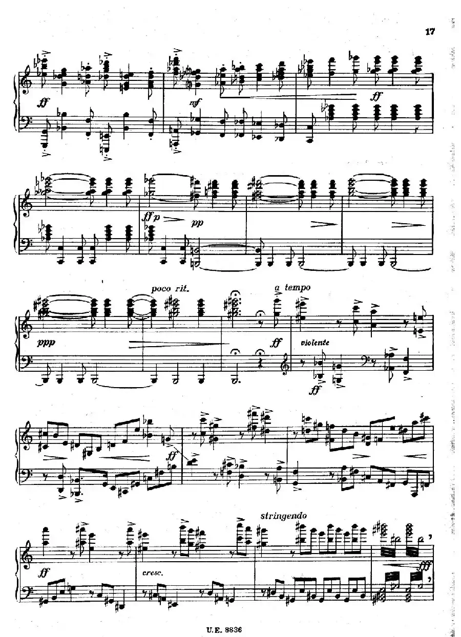 克热内克-第二钢琴奏鸣曲（Piano Sonata No.2 Op.59）