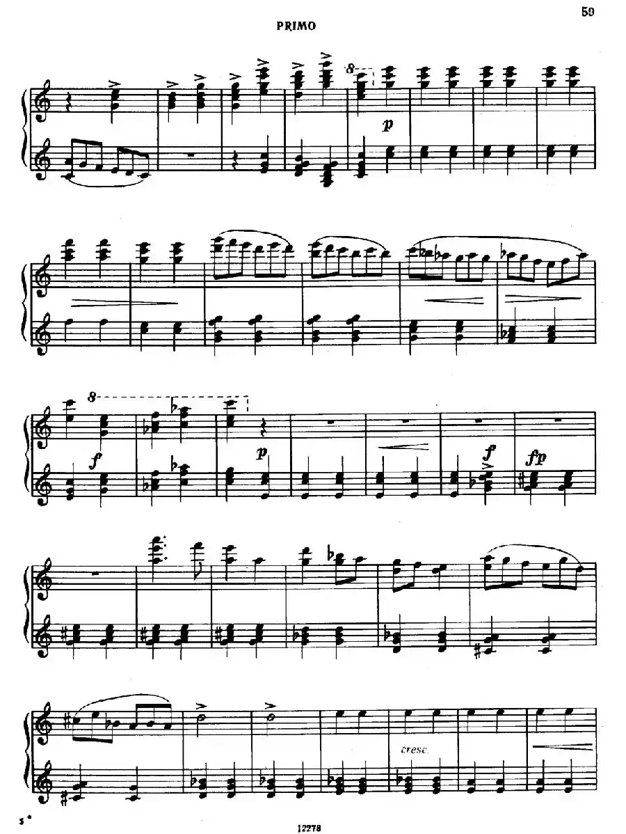 Tarantella in D Major（D大调塔兰泰拉舞曲·四手联弹）