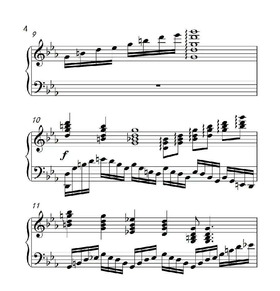 第六级 台湾民谣(中国音乐学院钢琴考级作品1~6级)