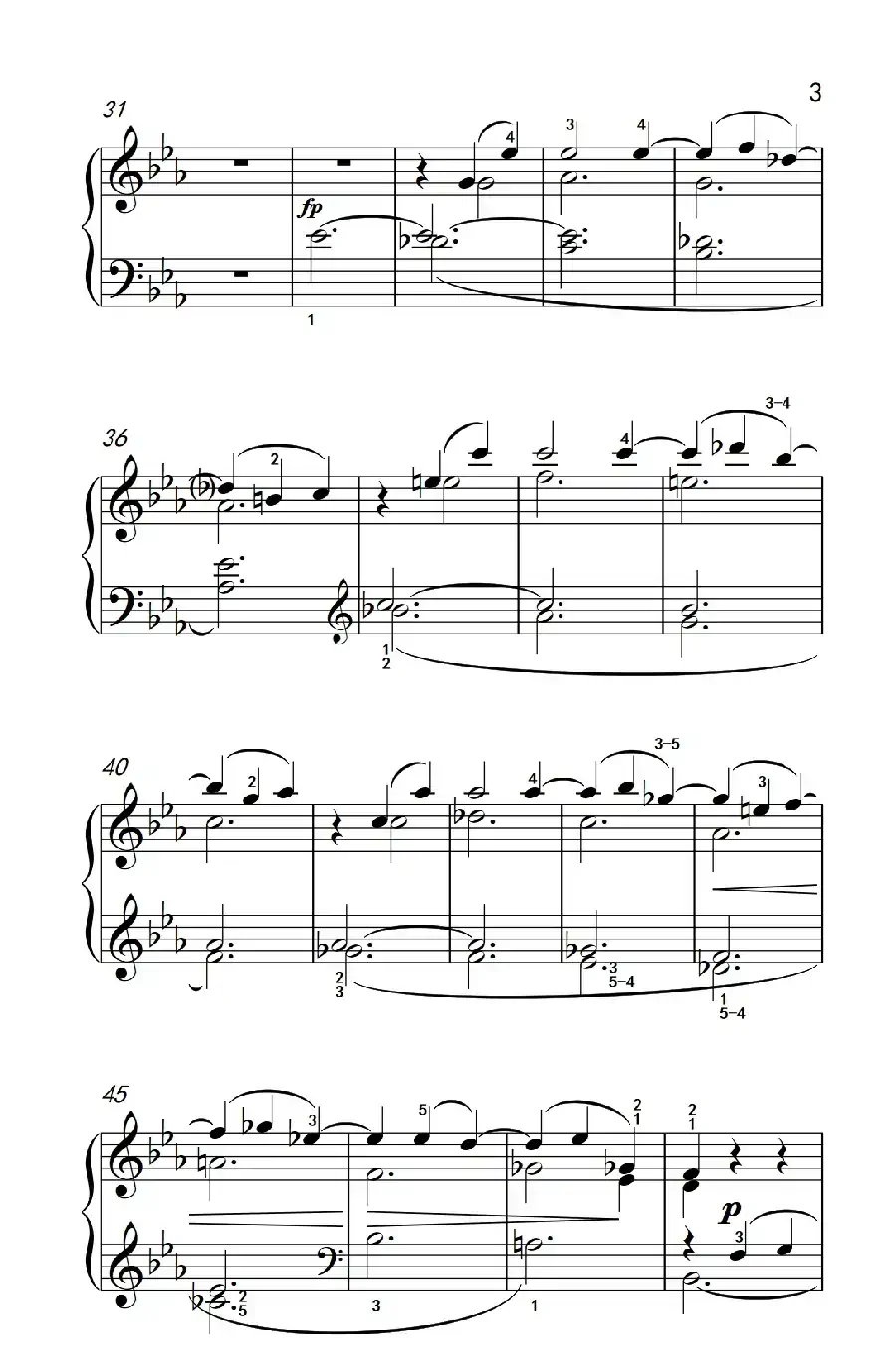 奏鸣曲 Opus 10 Nr.1 第一乐章(贝多芬奏鸣曲集 2)