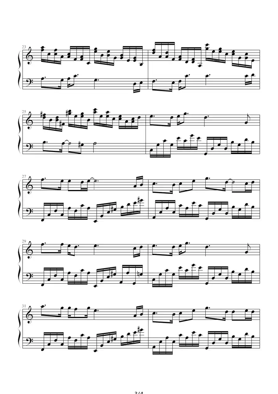 天空之城（黄伟编配版本）