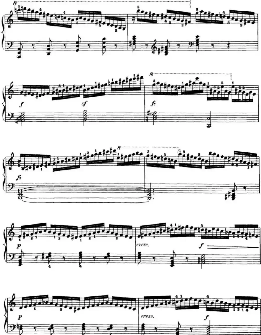 50首车尔尼Op.740钢琴手指灵巧技术练习曲(NO.17)