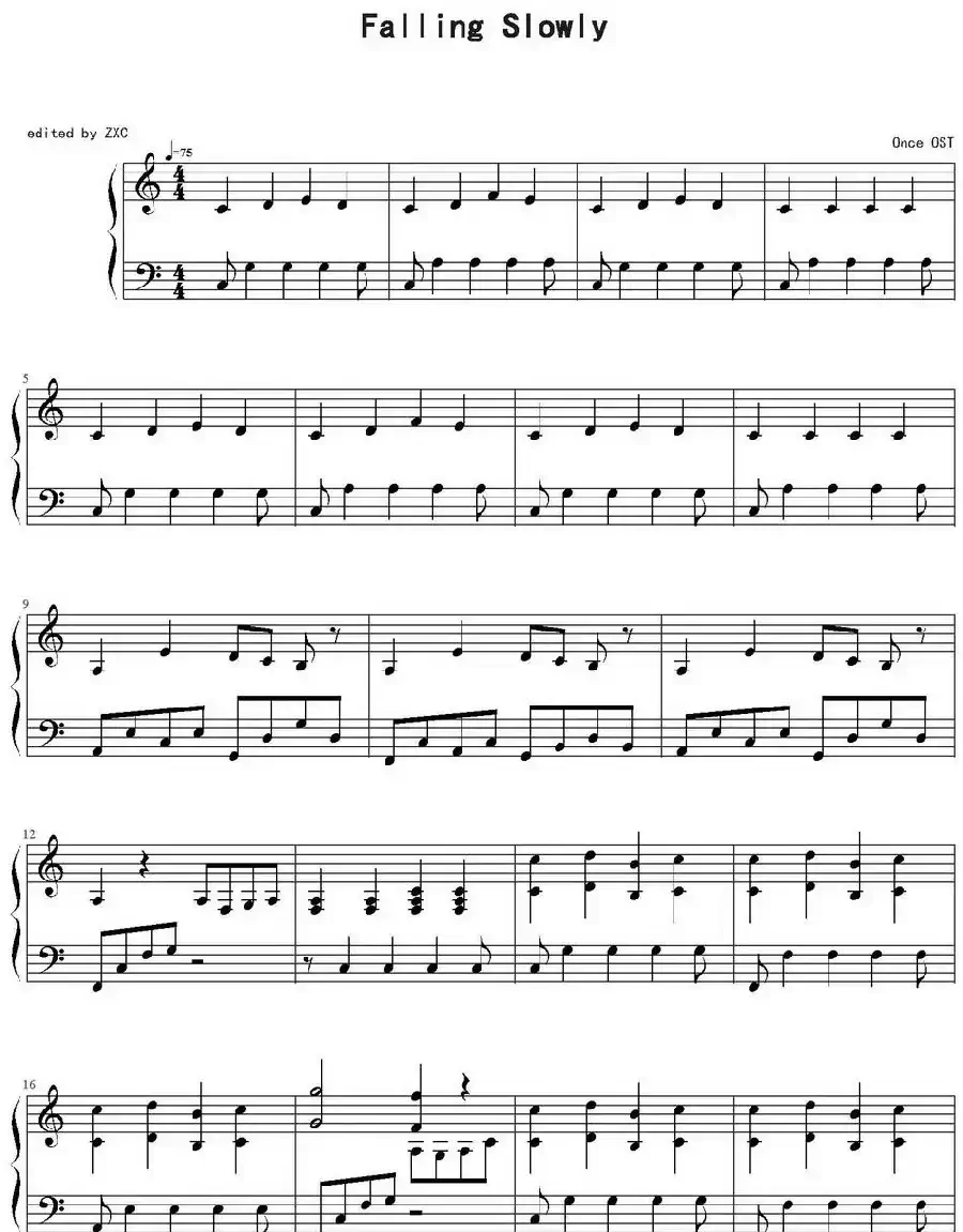 Falling Slowly