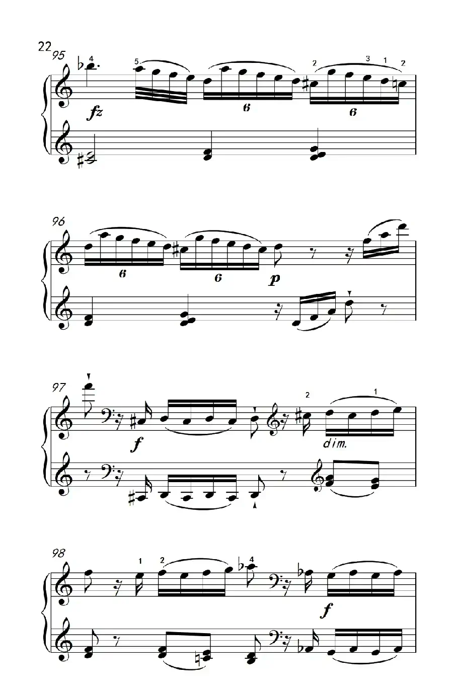 第九级1.C大调奏鸣曲 第一乐章 Hob.XVI 50（中央音乐学院 钢琴（业余）考级教程 7-9级）
