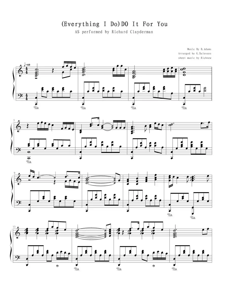 (Everything I Do)DO It For You