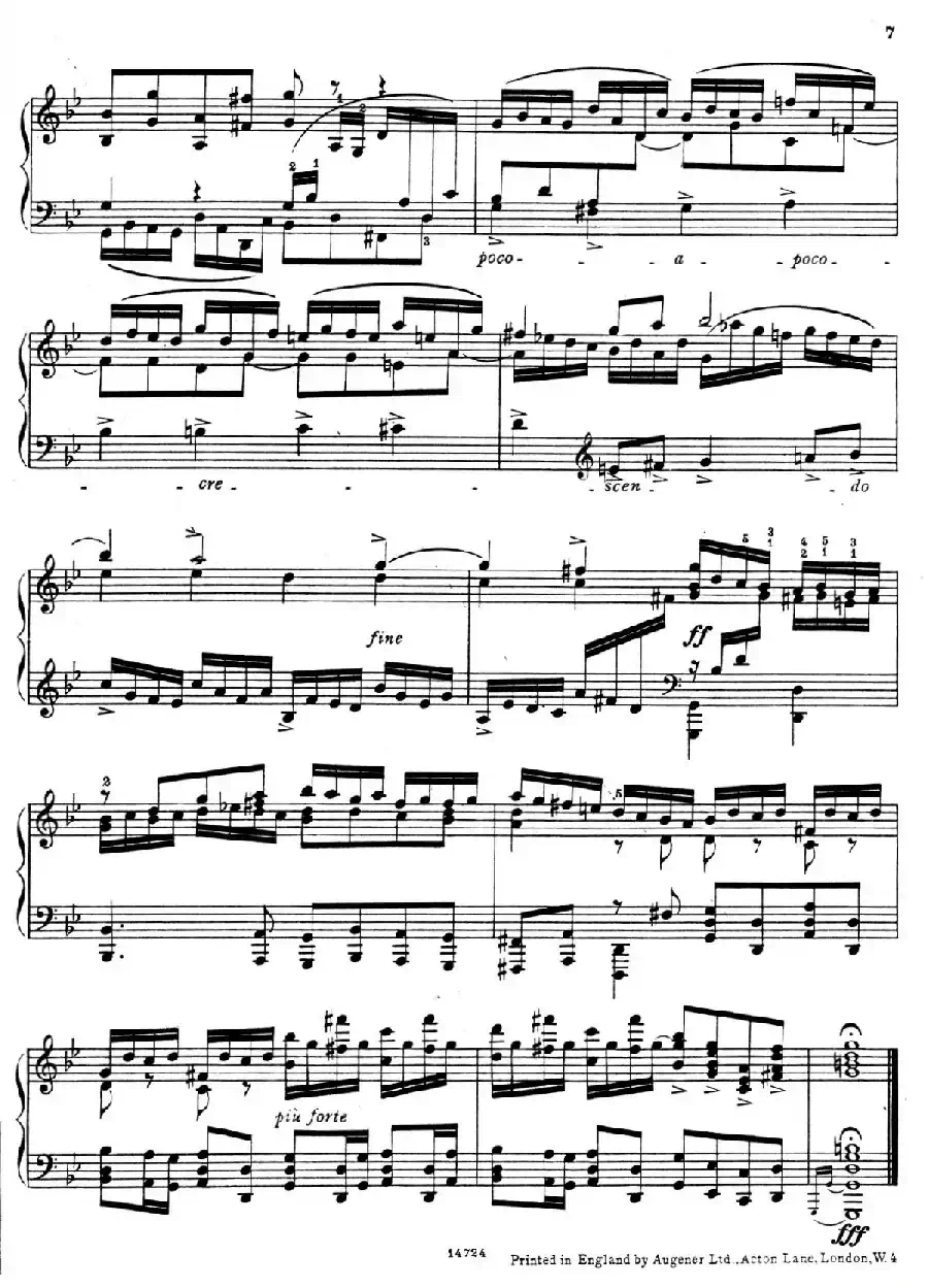 Fugue in g Minor BWV 578（g小调赋格·Borwick改编钢琴独奏版）