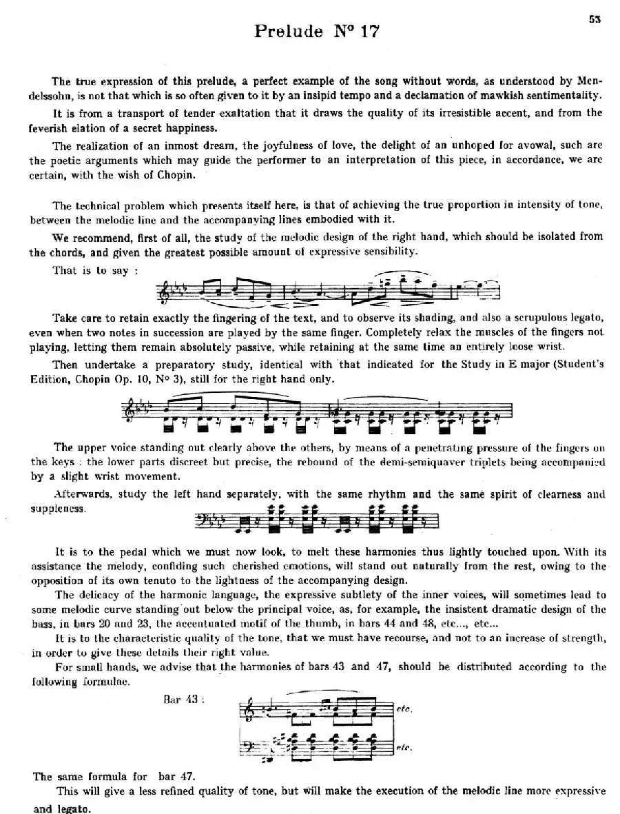 Preludes Op.28（24首前奏曲·17）
