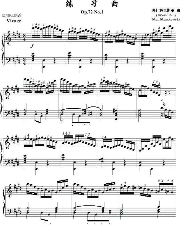 练习曲op.73 no.1