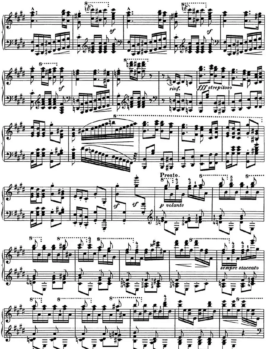 李斯特 匈牙利狂想曲 Hungarian Rhapsodies S.244 No.1