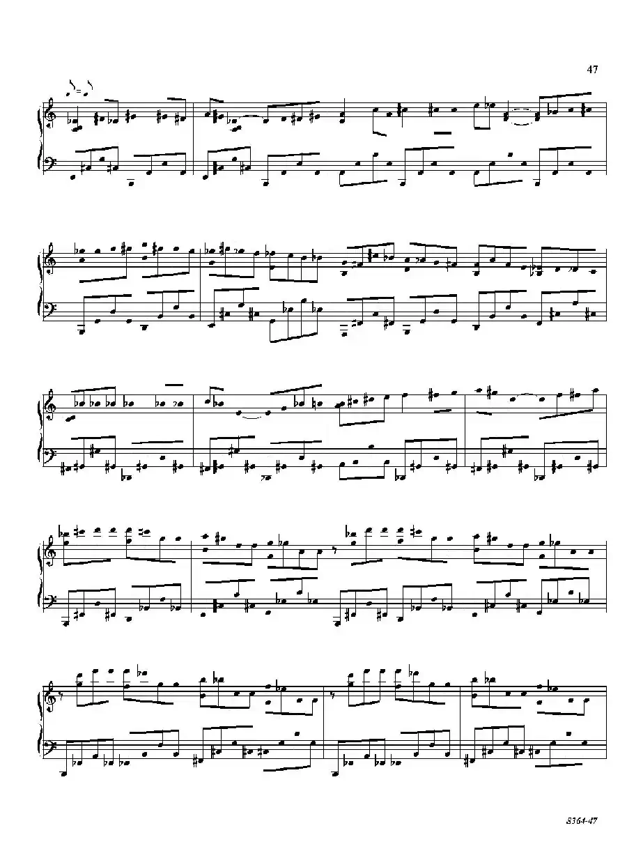 Piano Sonata No.8（第八钢琴奏鸣曲）（3）