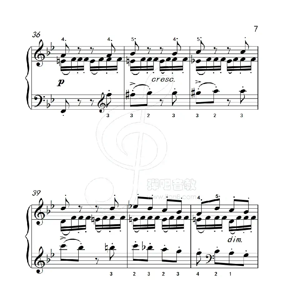 练习曲 52(克拉莫钢琴练习曲60首)