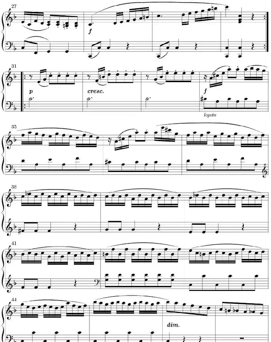 6 Sonatinas Op.36（6首钢琴小奏鸣曲-4）