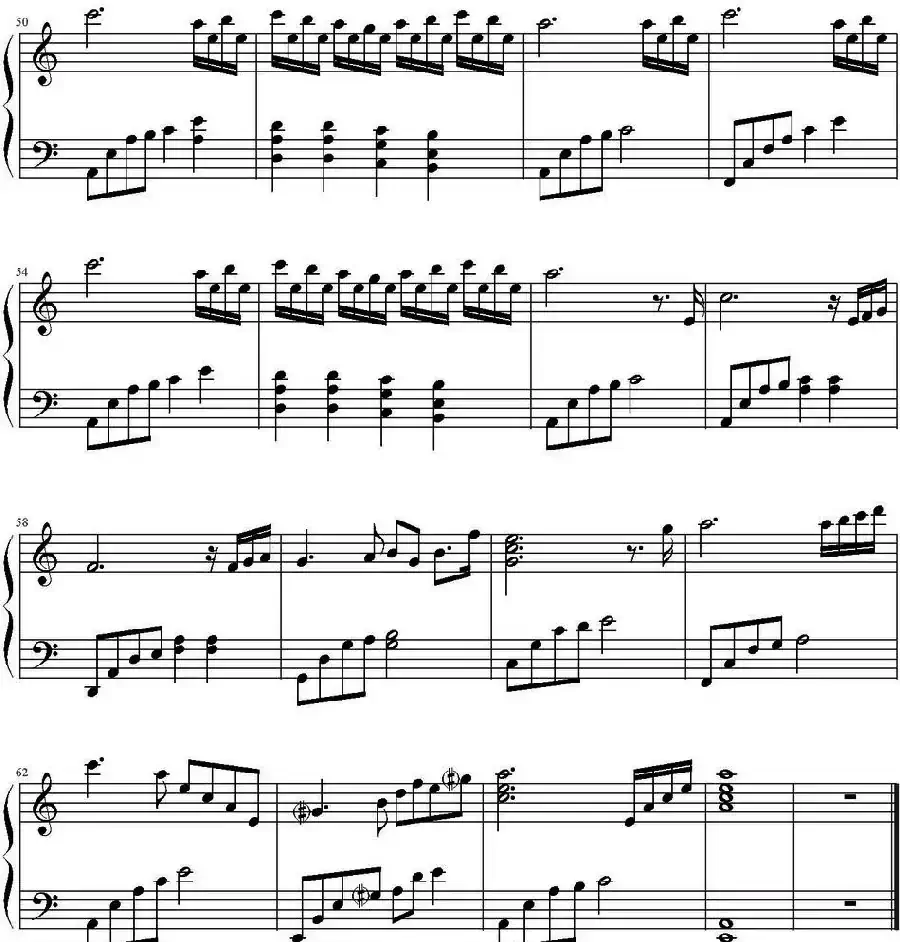 眼泪tear（钢琴简易演奏版）