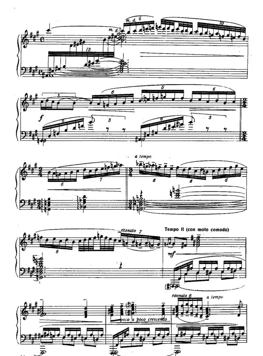 Six Préludes Exotiques Op·17（6首特色前奏曲·1）