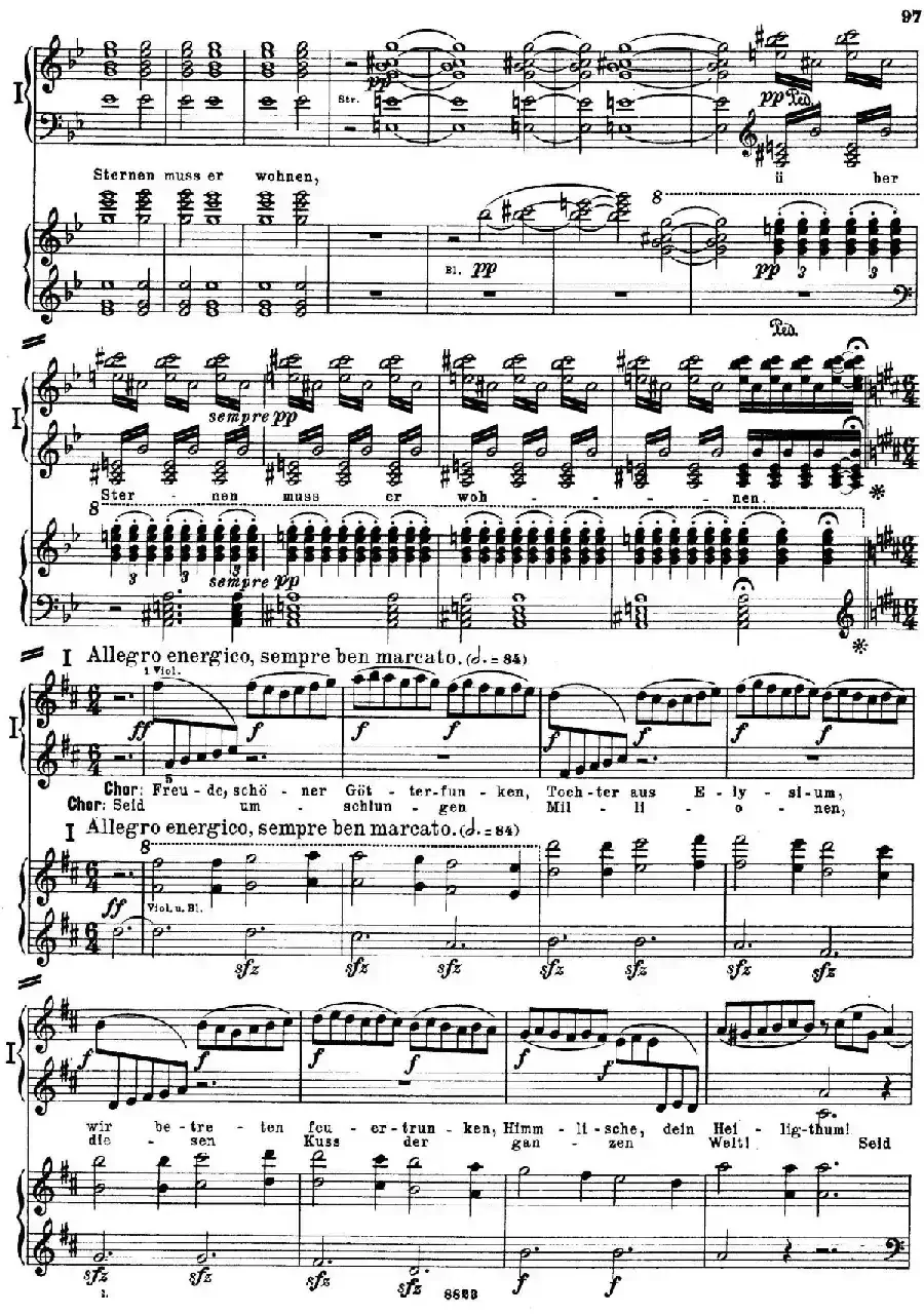 d小调第九交响曲 Op.125（双钢琴P93——102）